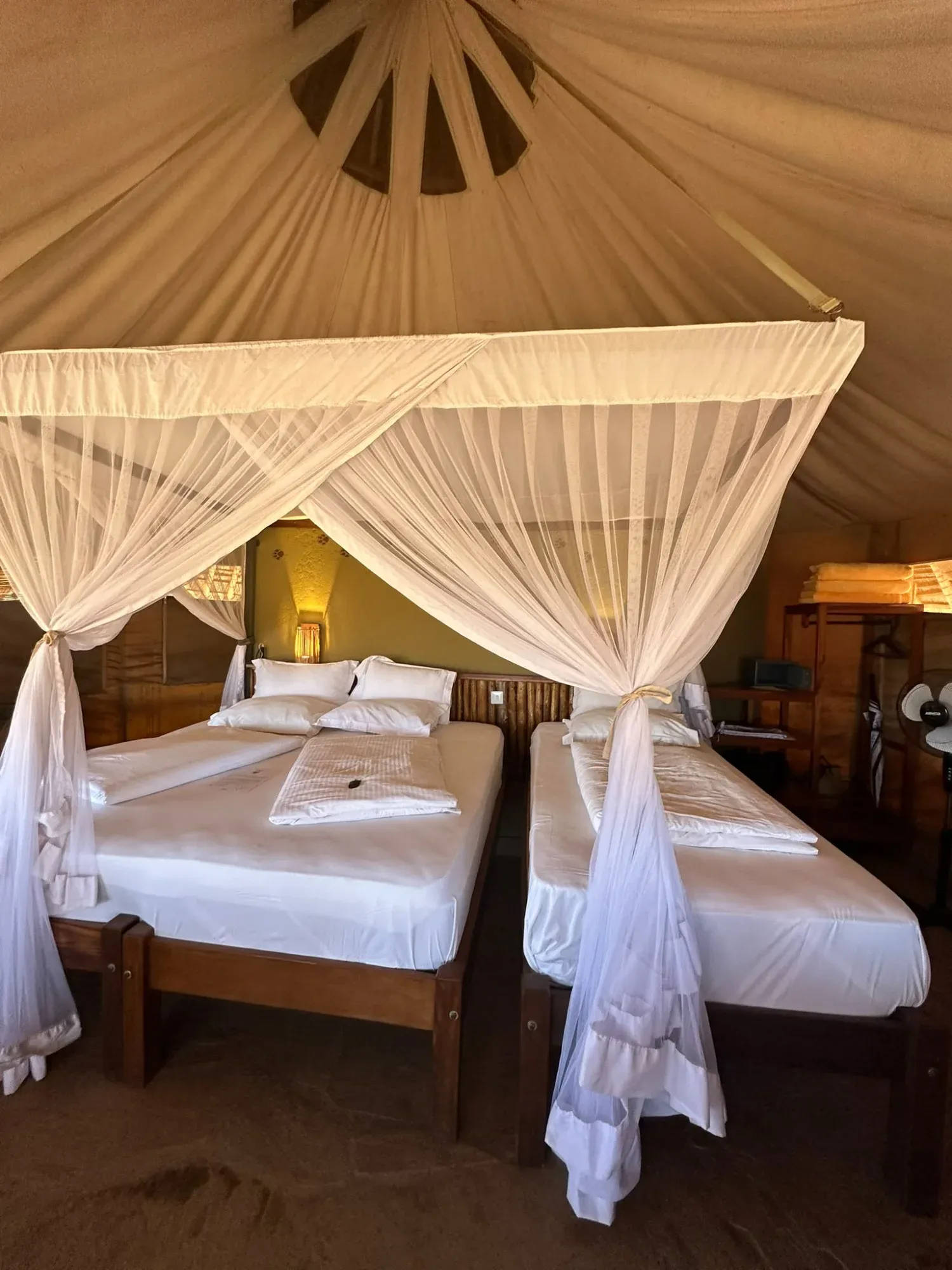 Luxus Zelt in der Severin Safari Lodge